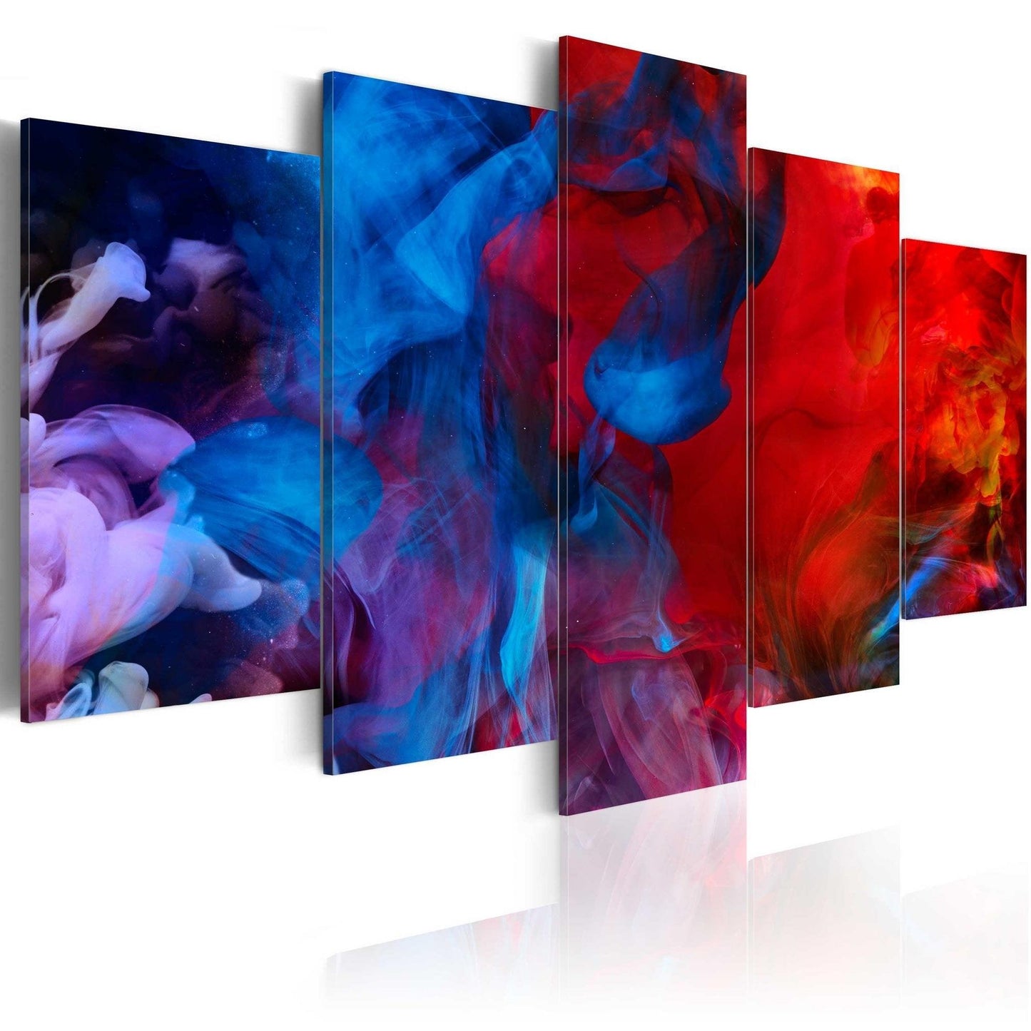 Canvas Print - Dance of Colourful Flames - www.trendingbestsellers.com