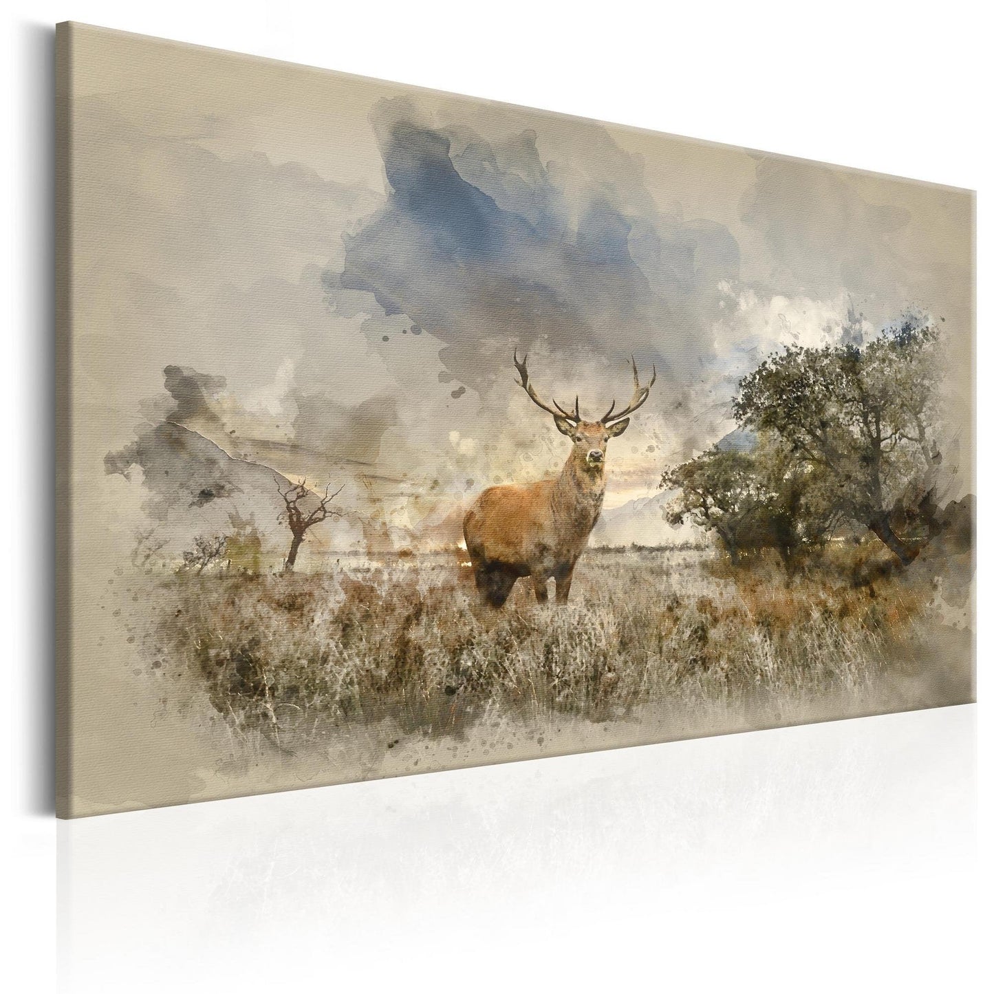 Canvas Print - Deer in Field - www.trendingbestsellers.com