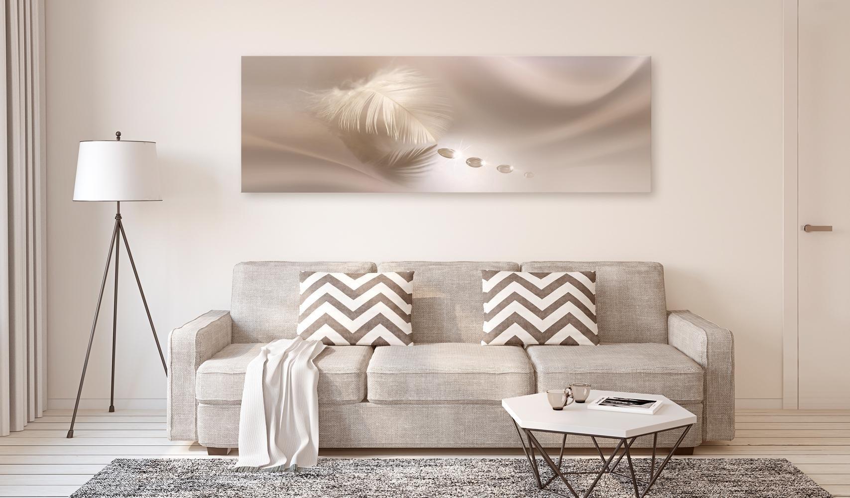 Canvas Print - Delicate Feather - www.trendingbestsellers.com