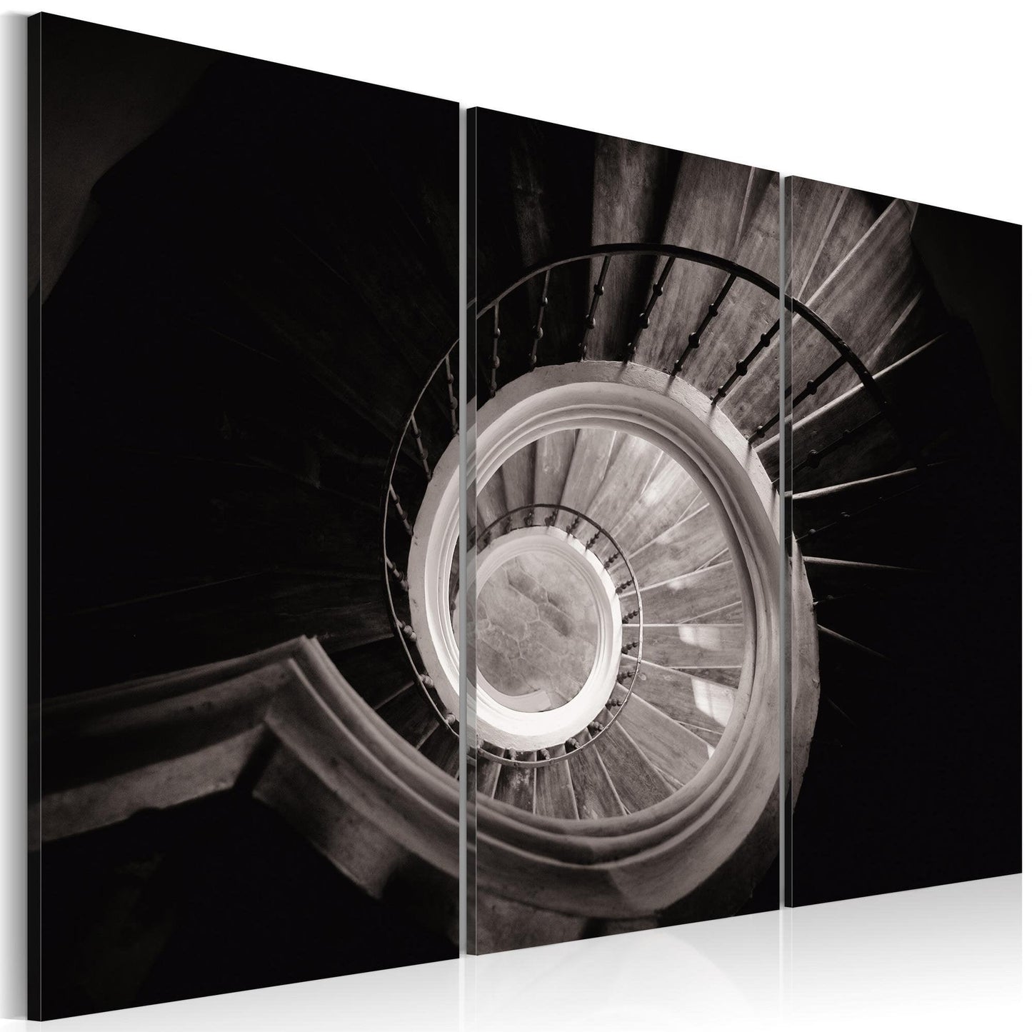 Canvas Print - Down a spiral staircase - www.trendingbestsellers.com