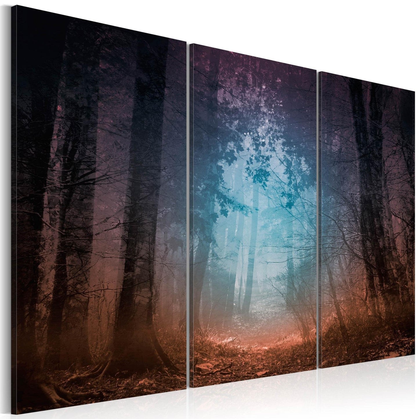 Canvas Print - Edge of the forest - triptych - www.trendingbestsellers.com