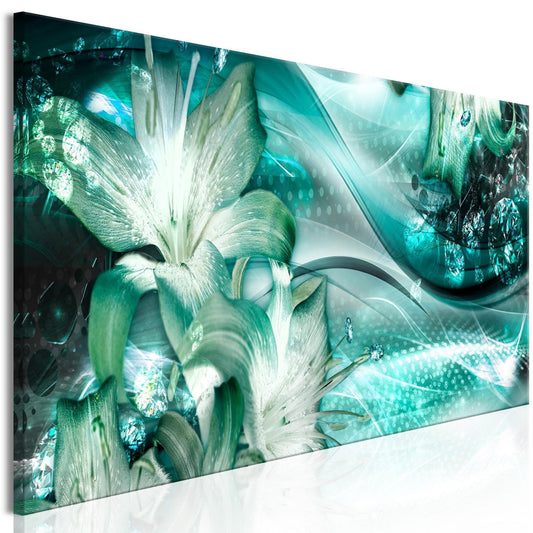 Canvas Print - Emerald Dream (1 Part) Narrow - www.trendingbestsellers.com