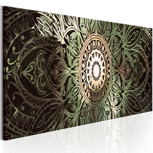 Canvas Print - Emerald Mandala - www.trendingbestsellers.com