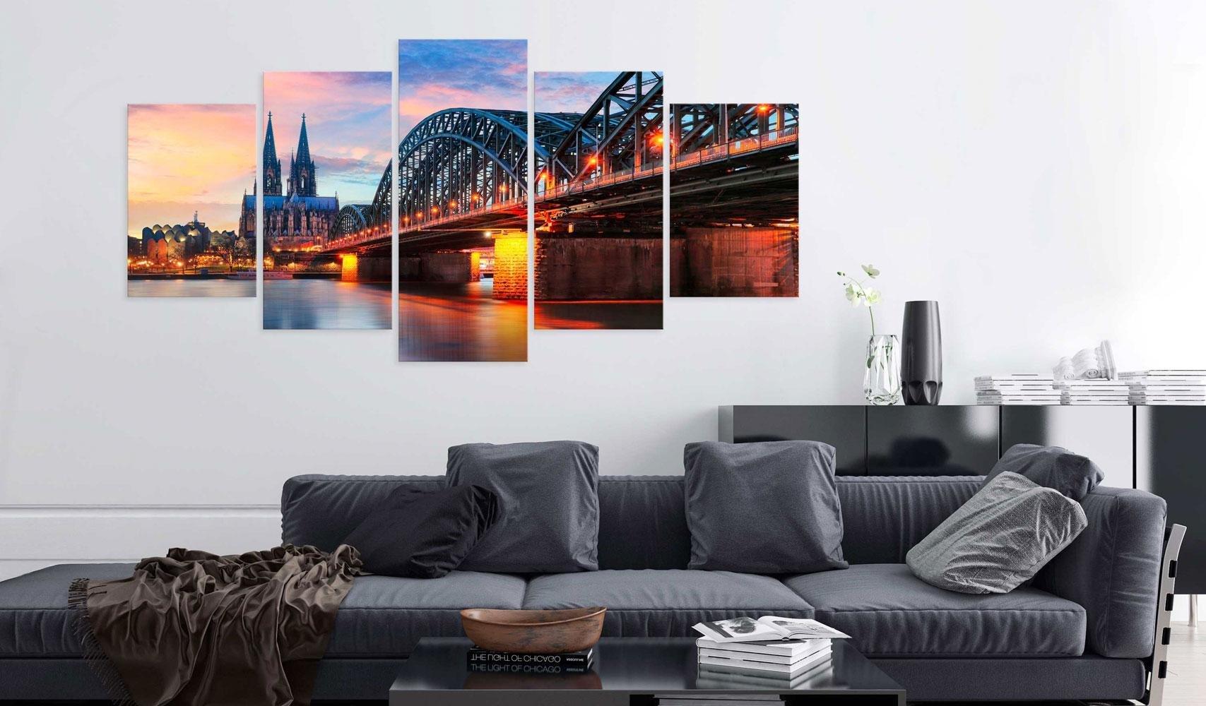 Canvas Print - Evening in Cologne - www.trendingbestsellers.com