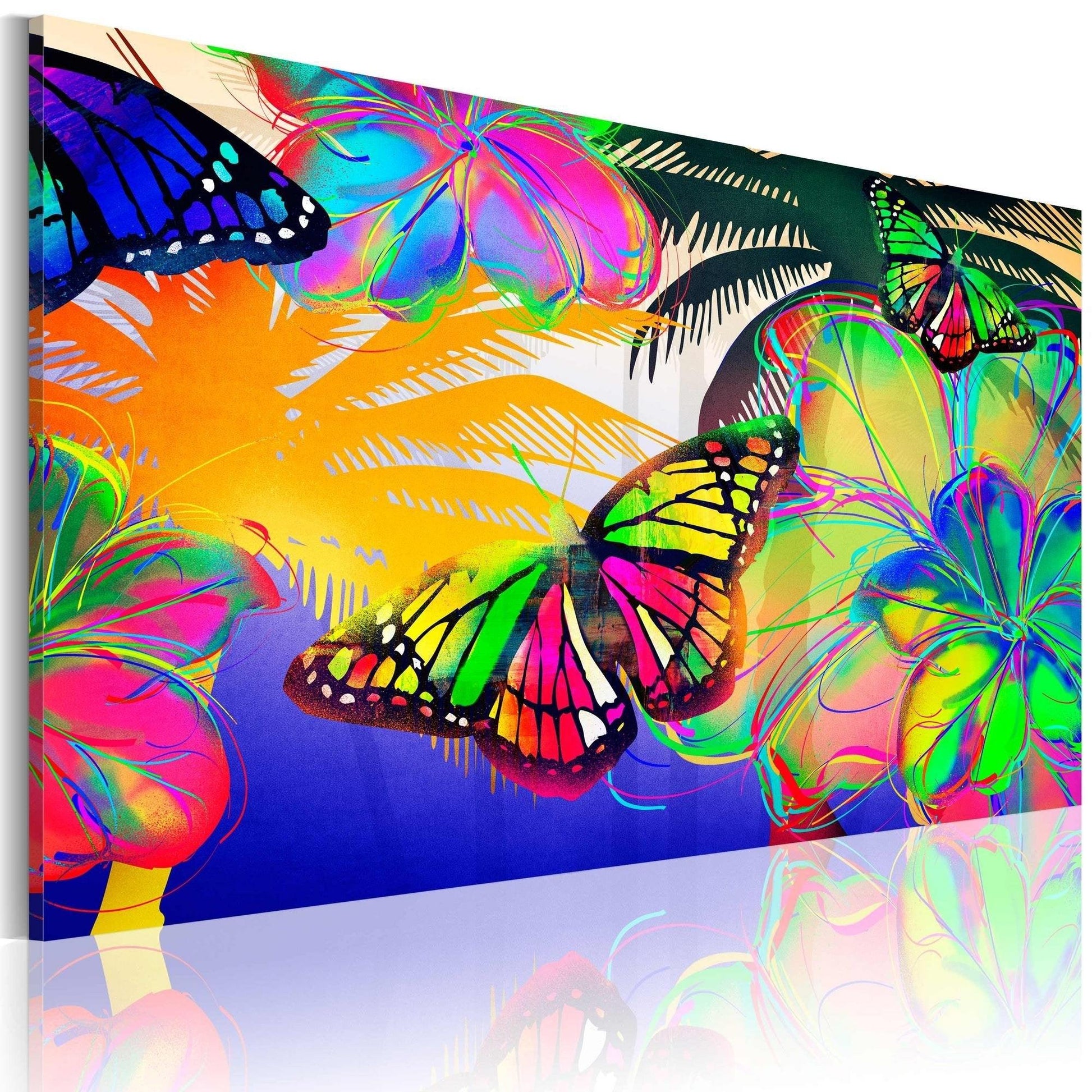 Canvas Print - Exotic butterflies - www.trendingbestsellers.com