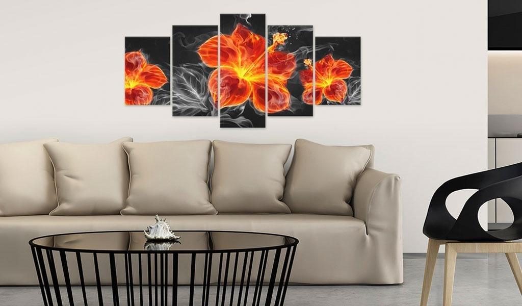 Canvas Print - Fire Lily - www.trendingbestsellers.com
