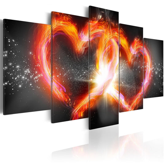 Canvas Print - Flame of love - www.trendingbestsellers.com