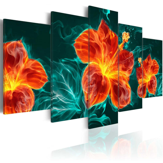 Canvas Print - Flaming Lily - www.trendingbestsellers.com