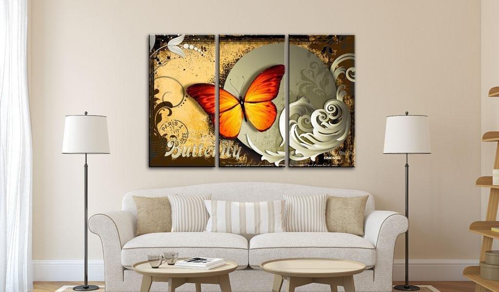Canvas Print - Flight of a butterfly - www.trendingbestsellers.com