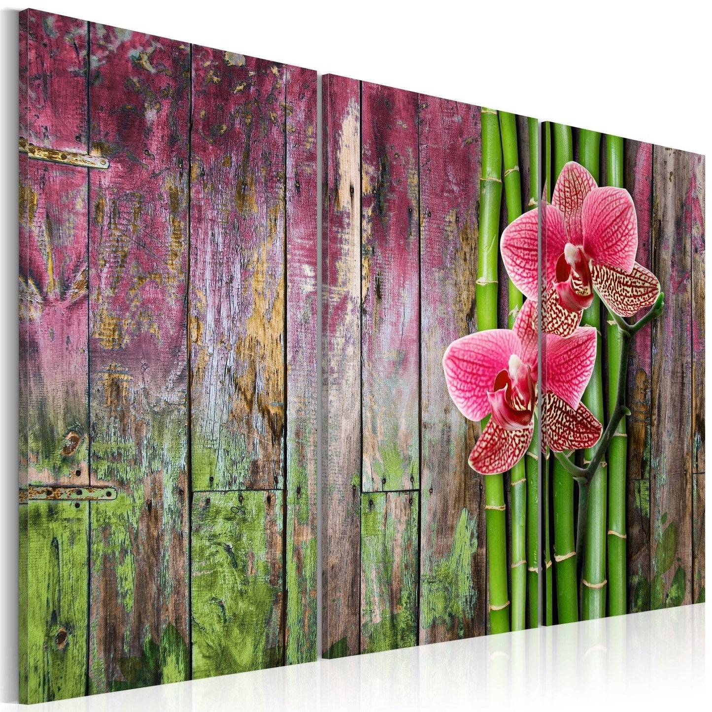 Canvas Print - Flower and bamboo - www.trendingbestsellers.com