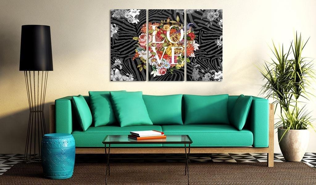 Canvas Print - Flowers from the heart - www.trendingbestsellers.com
