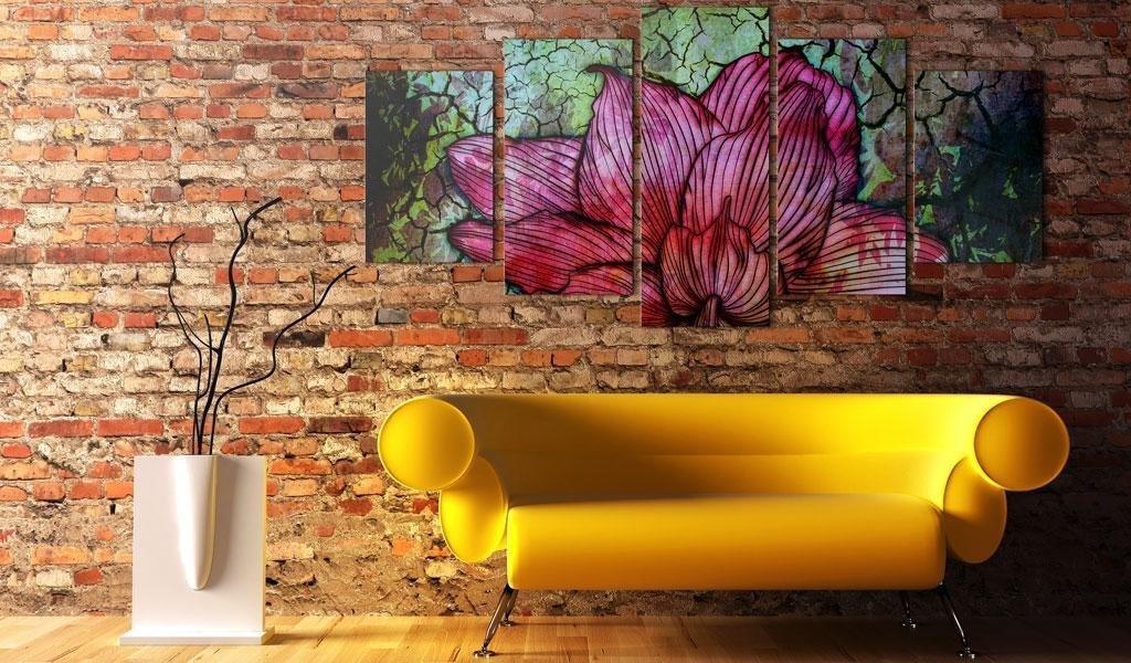 Canvas Print - Flowery stained glass - www.trendingbestsellers.com