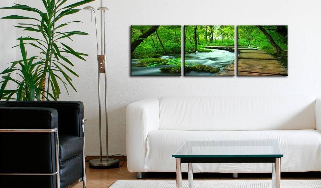 Canvas Print - Forest broadwalk - triptych - www.trendingbestsellers.com