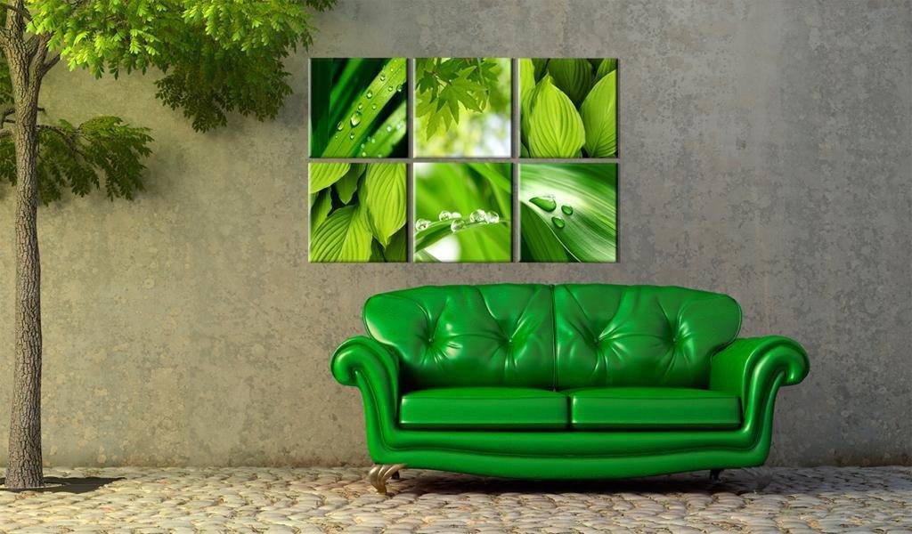 Canvas Print - Fresh green leaves - www.trendingbestsellers.com