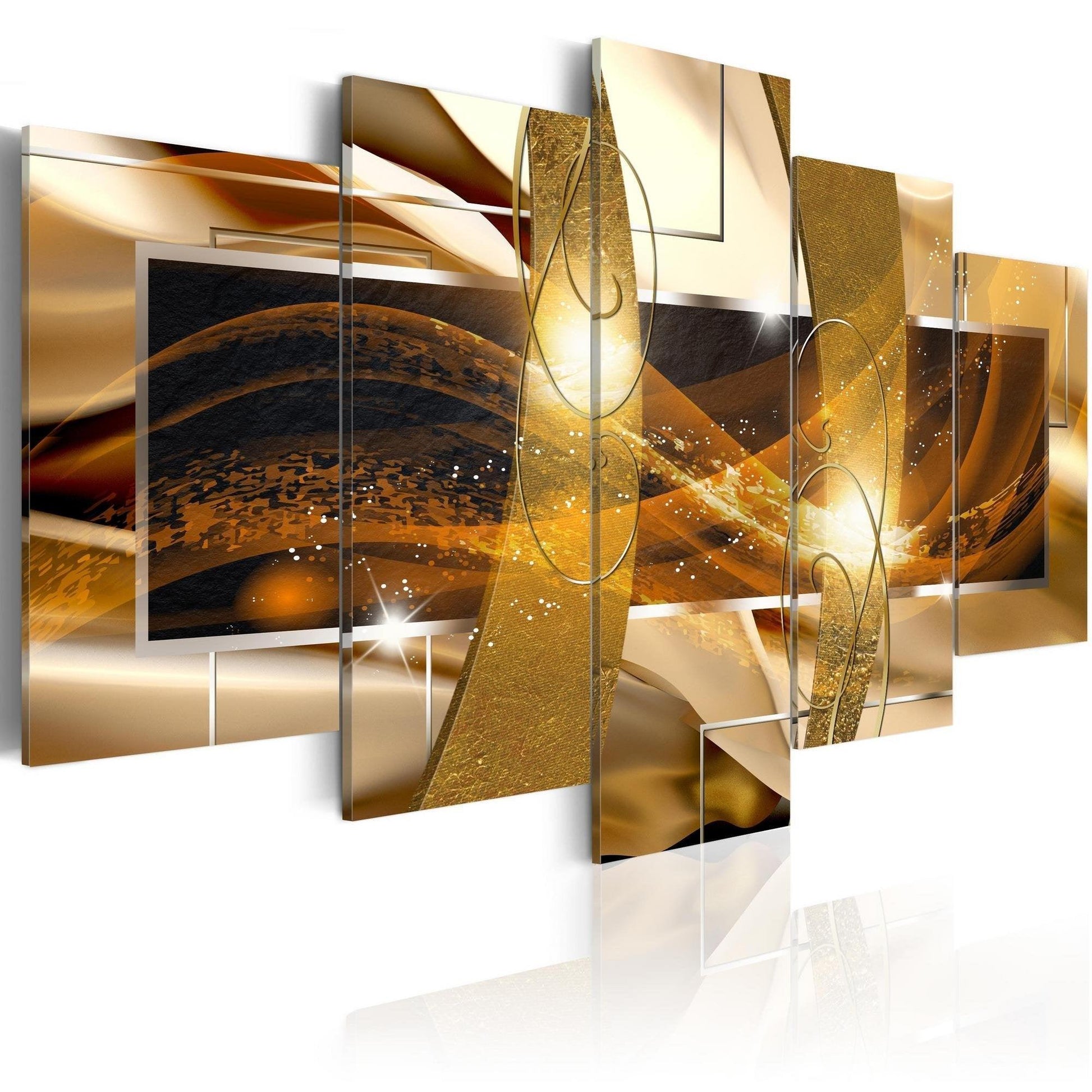 Canvas Print - Golden Lava - www.trendingbestsellers.com