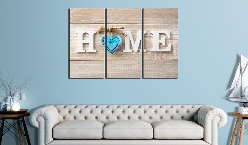 Canvas Print - Home: Blue Love - www.trendingbestsellers.com