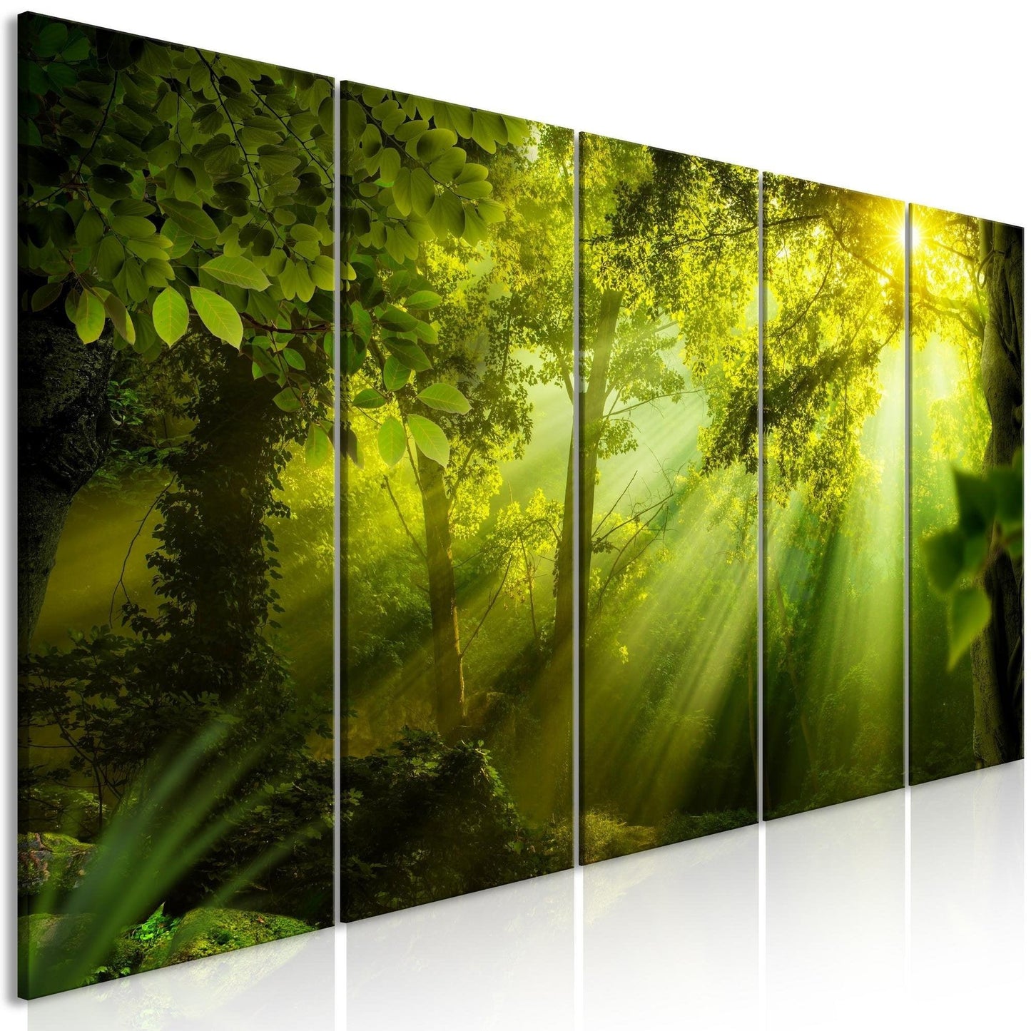 Canvas Print - In the Sunshine (5 Parts) Narrow - www.trendingbestsellers.com