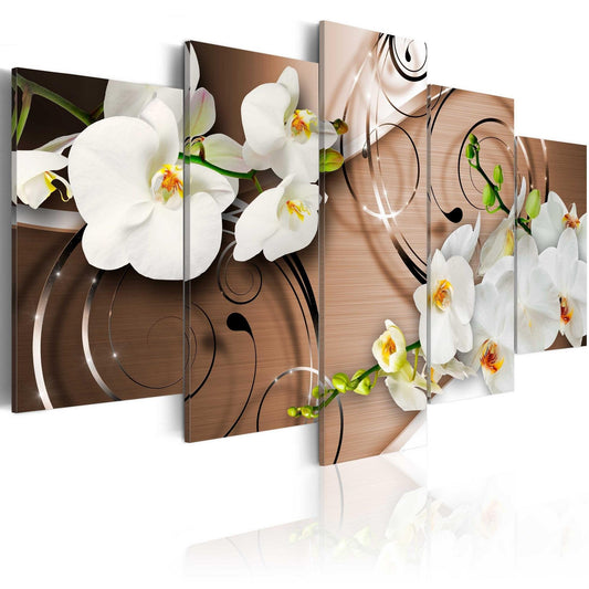 Canvas Print - Ivory orchids - www.trendingbestsellers.com