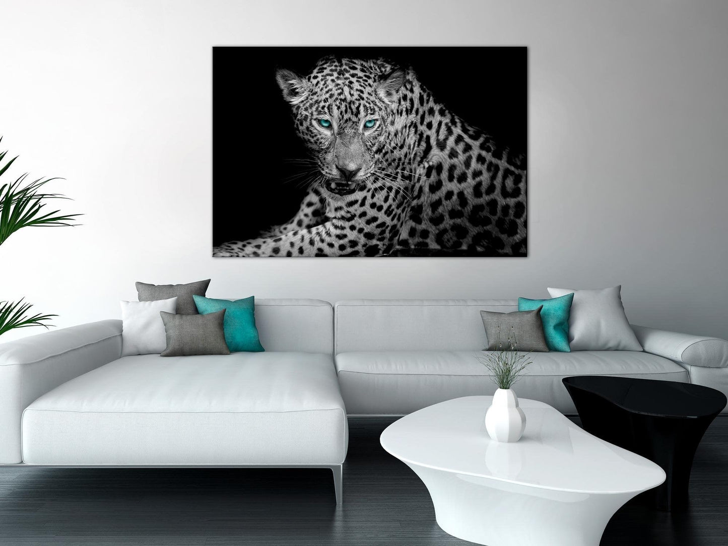 Canvas Print - Leopard Portrait (1 Part) Wide - www.trendingbestsellers.com