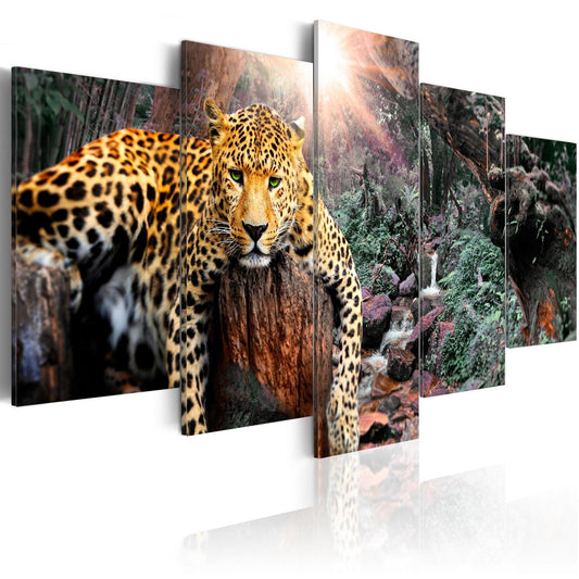 Canvas Print - Leopard Relaxation - www.trendingbestsellers.com