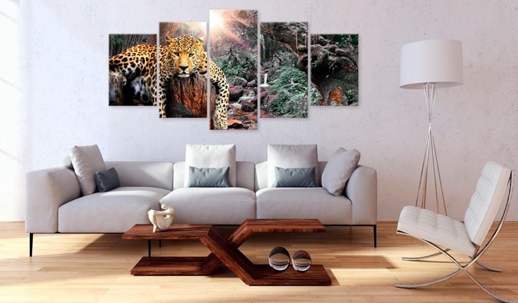 Canvas Print - Leopard Relaxation - www.trendingbestsellers.com