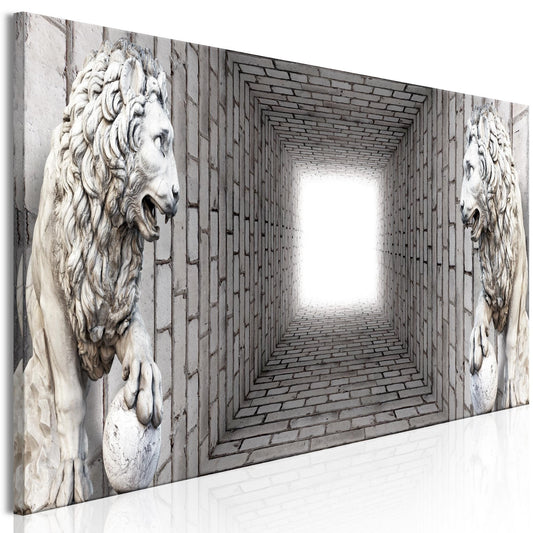 Canvas Print - Light in the Tunnel (1 Part) Narrow - www.trendingbestsellers.com