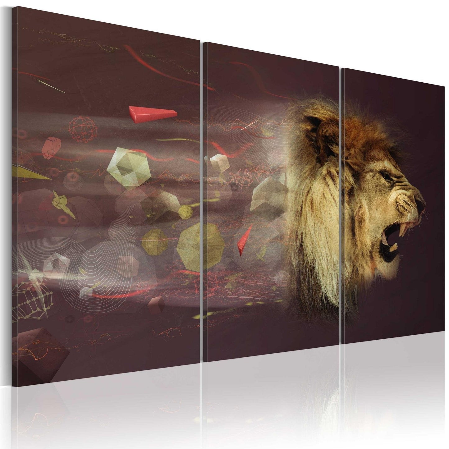 Canvas Print - lion (abstract) - www.trendingbestsellers.com
