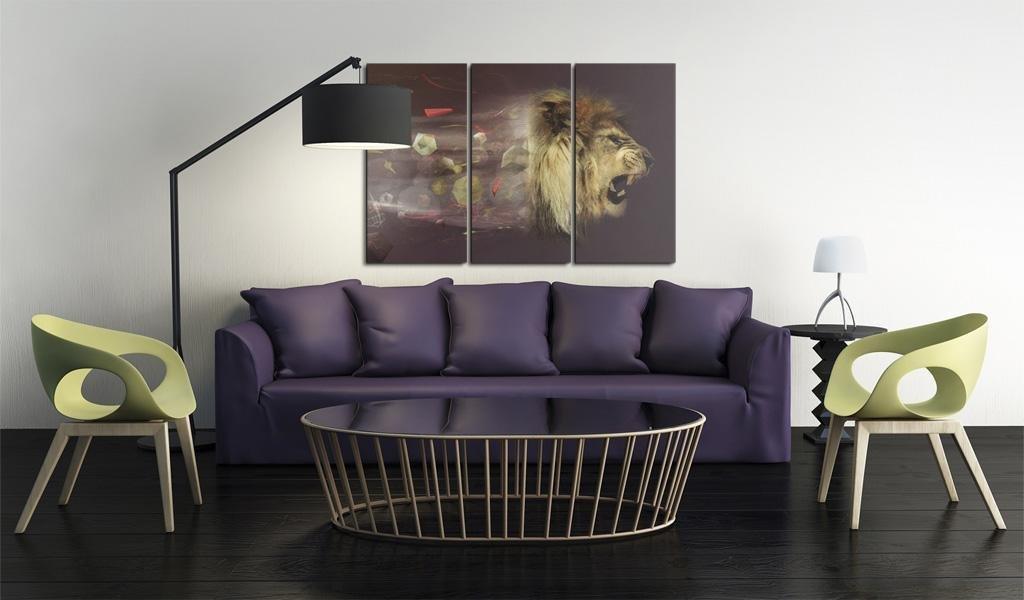 Canvas Print - lion (abstract) - www.trendingbestsellers.com