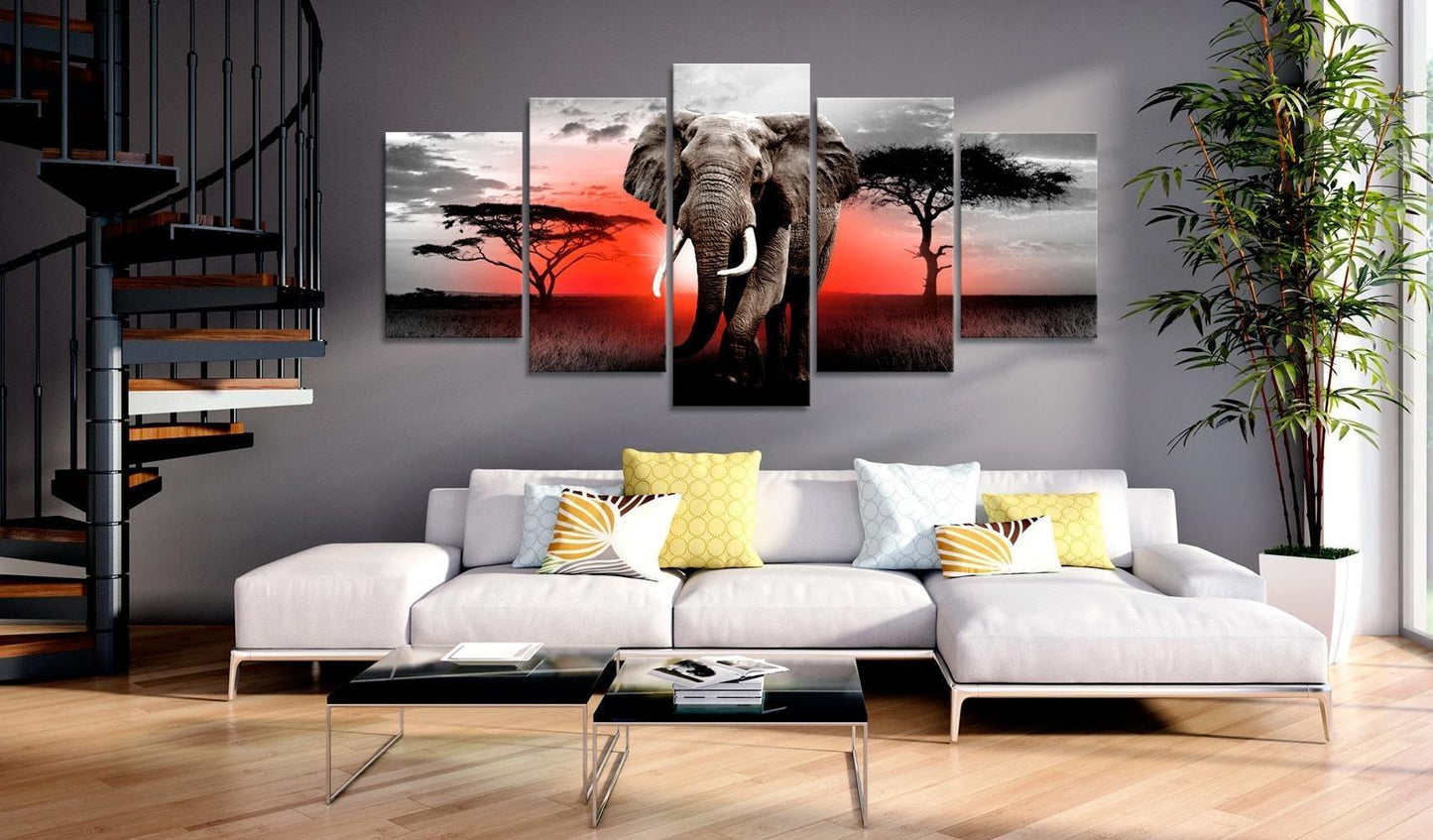 Canvas Print - Lonely Elephant - www.trendingbestsellers.com