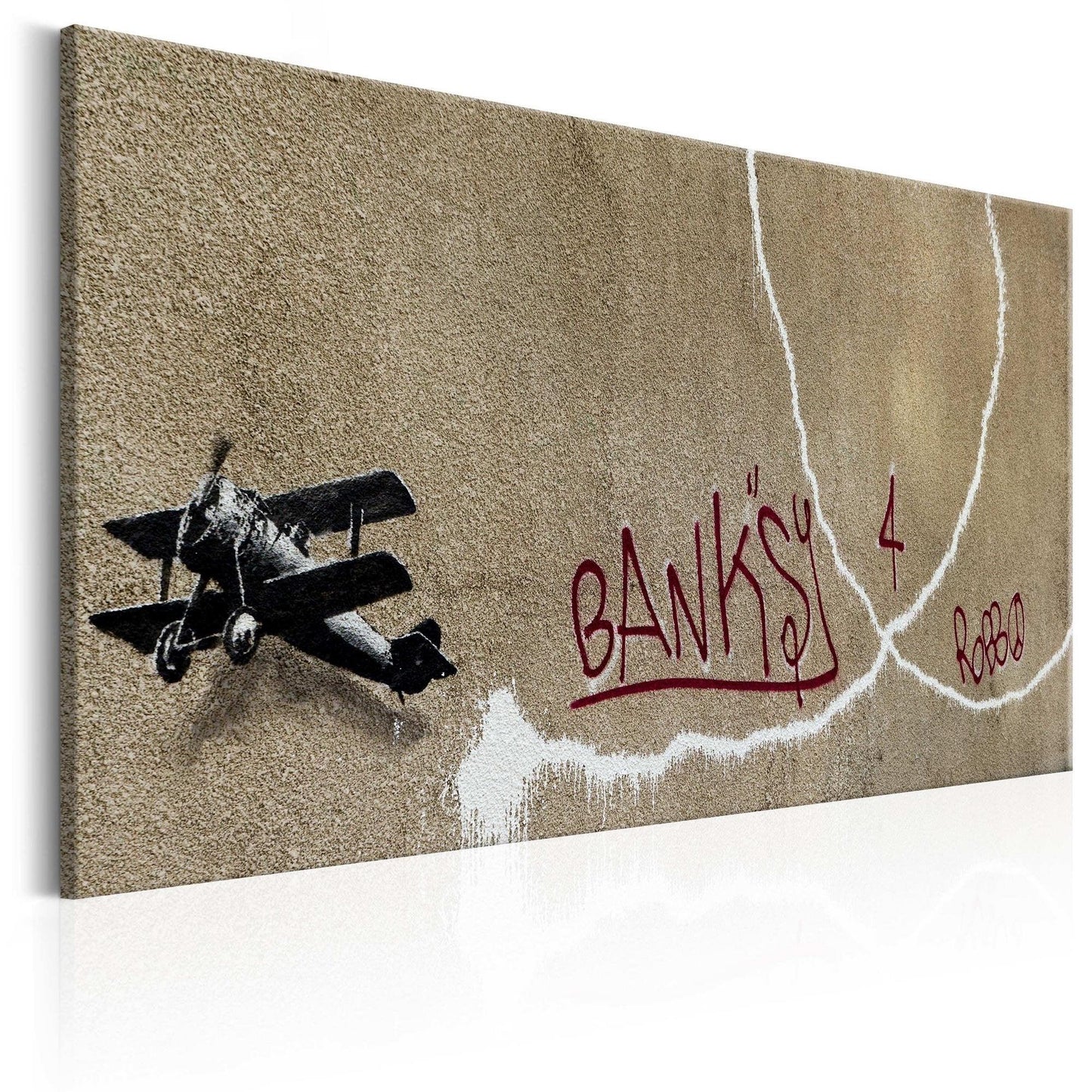 Canvas Print - Love Plane by Banksy - www.trendingbestsellers.com
