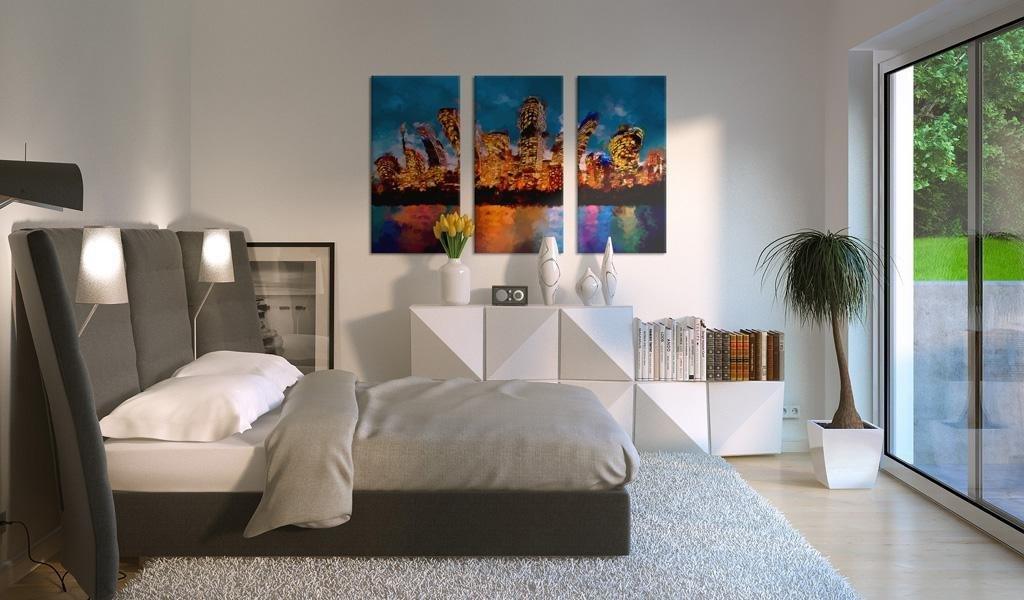 Canvas Print - Mad city - triptych - www.trendingbestsellers.com