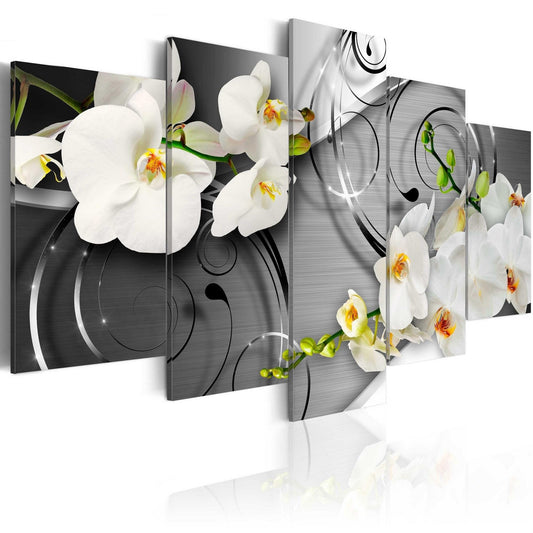 Canvas Print - Milky orchids - www.trendingbestsellers.com