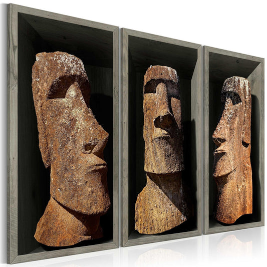 Canvas Print - Moai (Easter Island) - www.trendingbestsellers.com