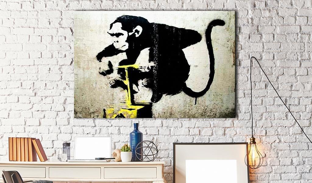 Canvas Print - Monkey Detonator by Banksy - www.trendingbestsellers.com