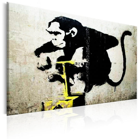 Canvas Print - Monkey Detonator by Banksy - www.trendingbestsellers.com