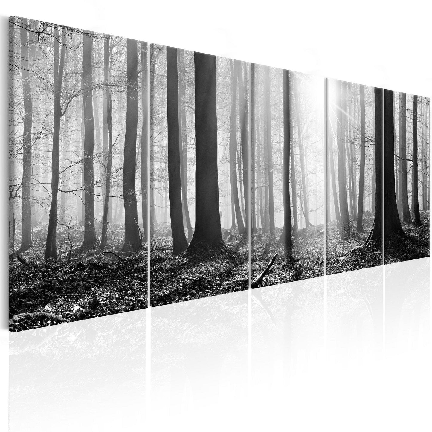 Canvas Print - Monochrome Forest - www.trendingbestsellers.com