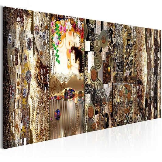 Canvas Print - Mother's Love (1 Part) Gold - www.trendingbestsellers.com