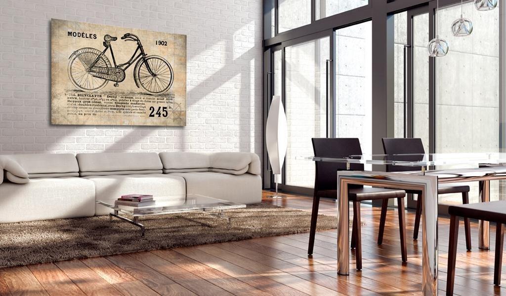 Canvas Print - N° 1245 - Bicyclette - www.trendingbestsellers.com
