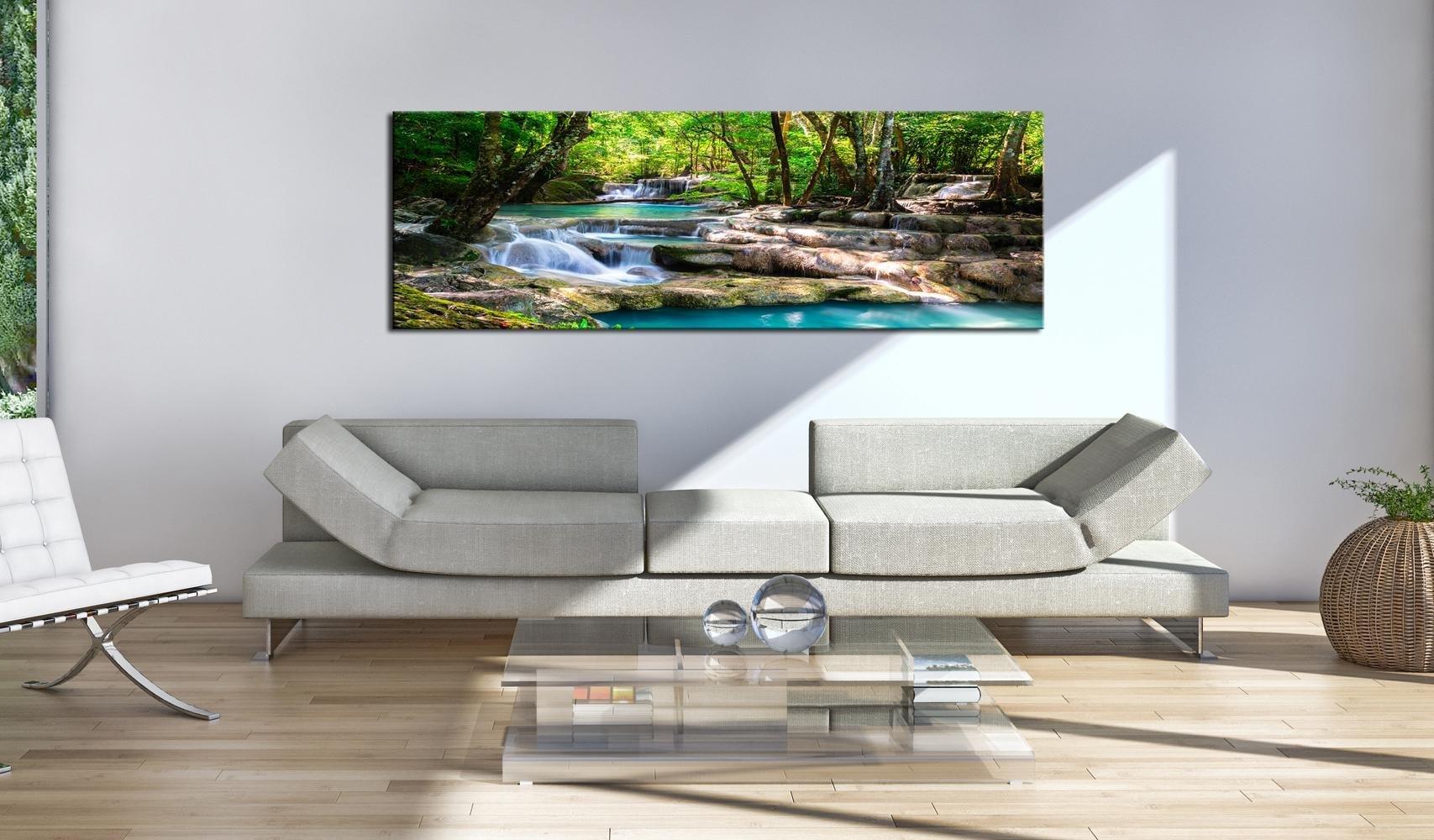 Canvas Print - Nature: Forest Waterfall - www.trendingbestsellers.com