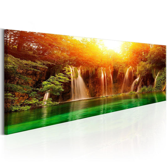 Canvas Print - Nature: Magnificent Waterfall - www.trendingbestsellers.com