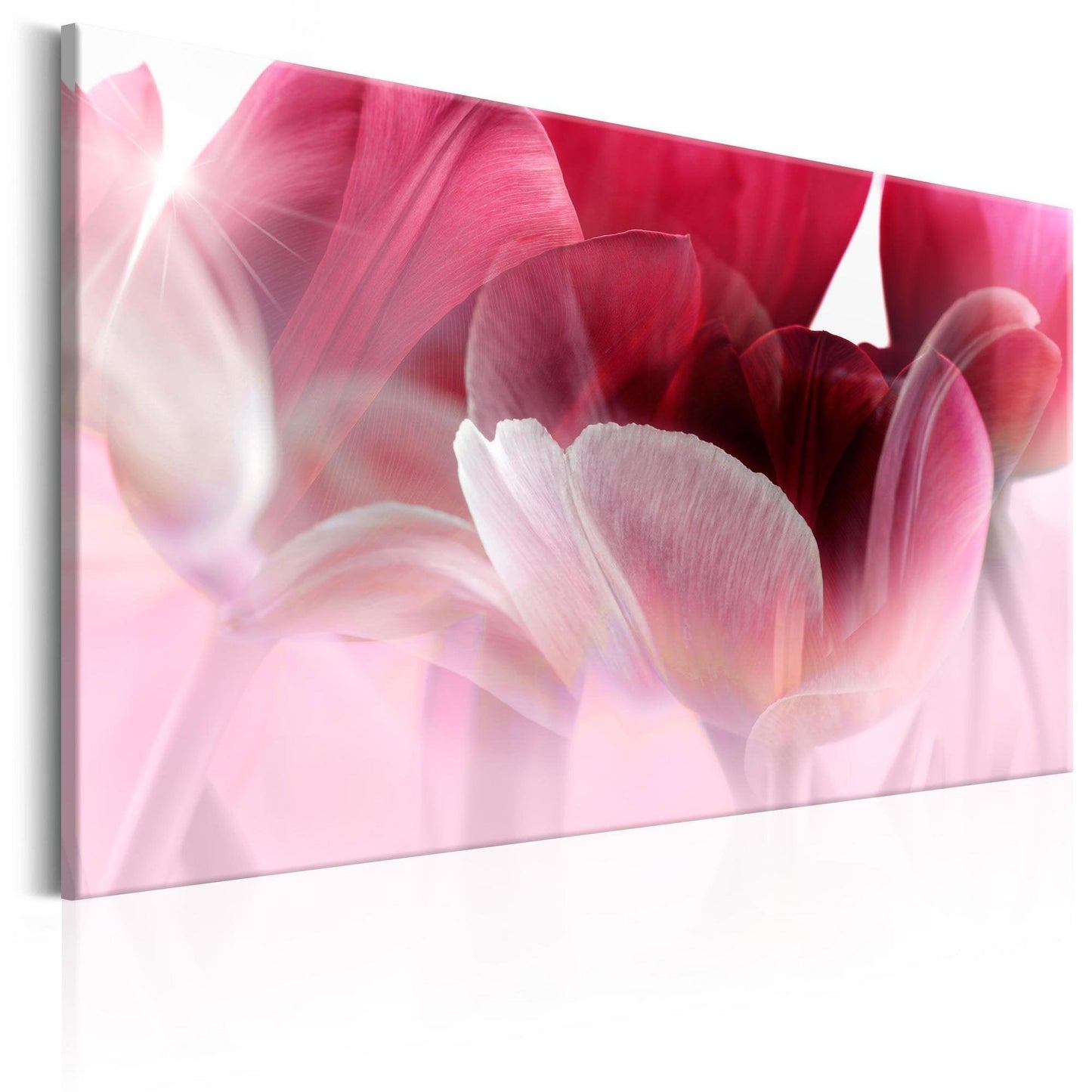 Canvas Print - Nature: Pink Tulips - www.trendingbestsellers.com
