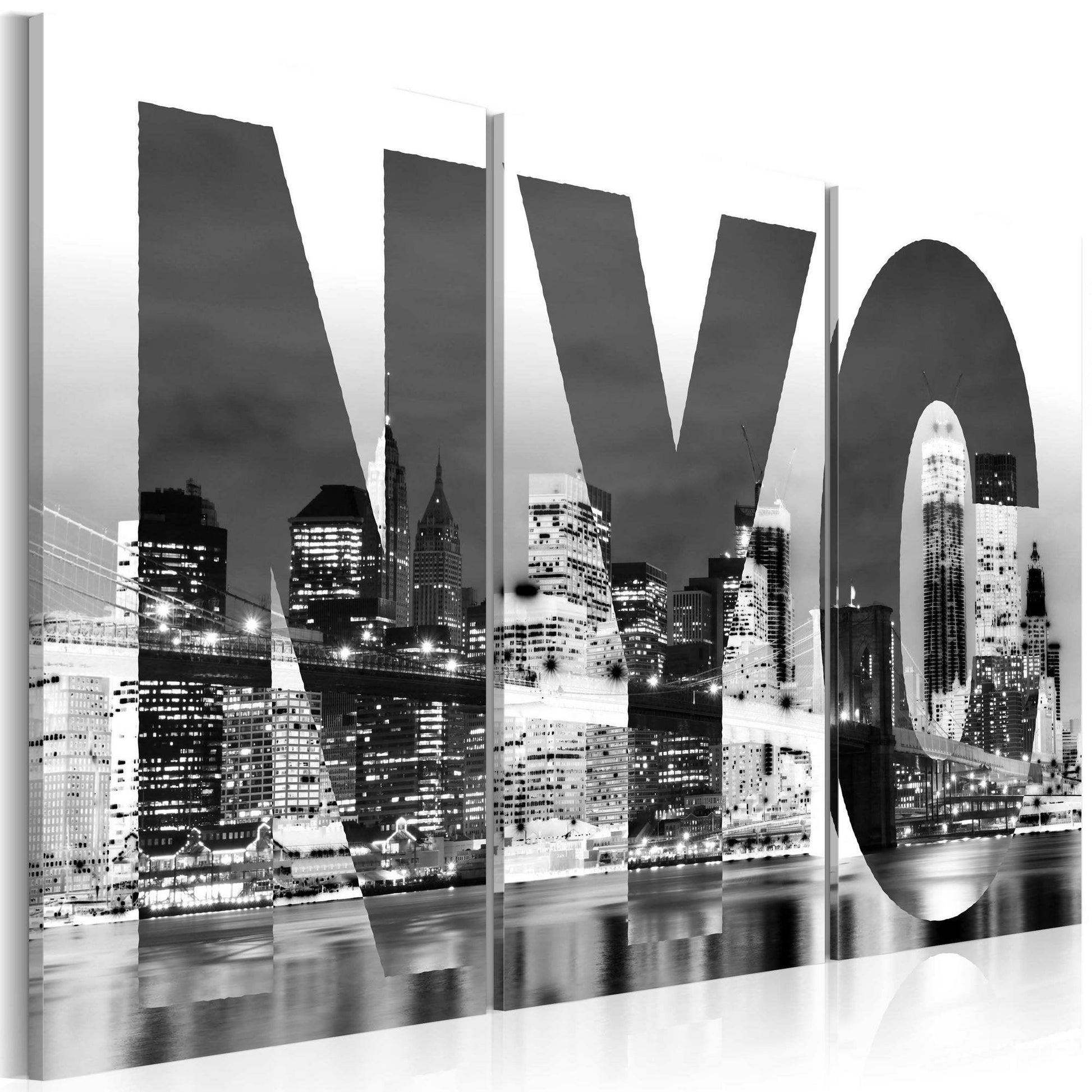 Canvas Print - New York (black and white) - www.trendingbestsellers.com