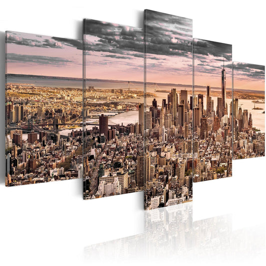 Canvas Print - New York City: Morning Sky - www.trendingbestsellers.com