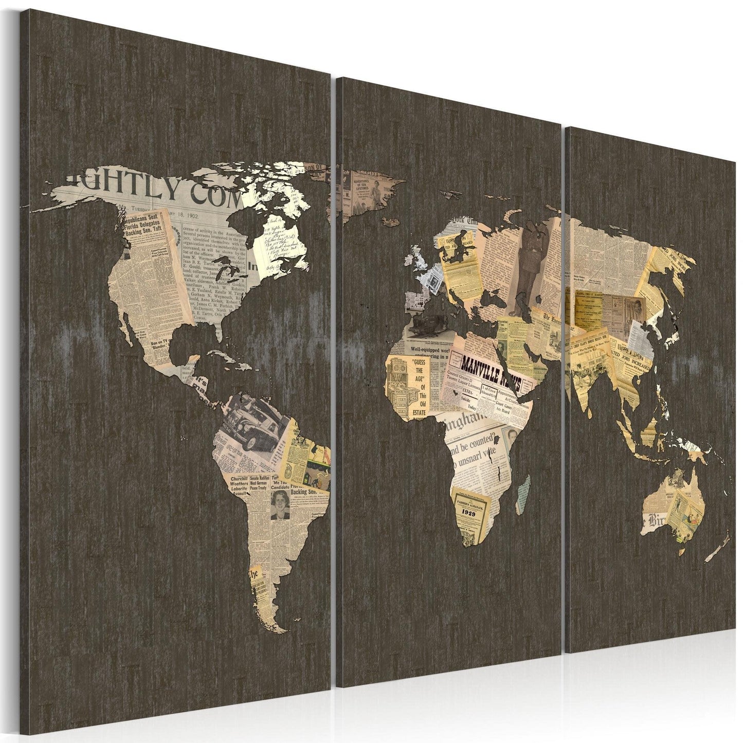 Canvas Print - News of the World - triptych - www.trendingbestsellers.com