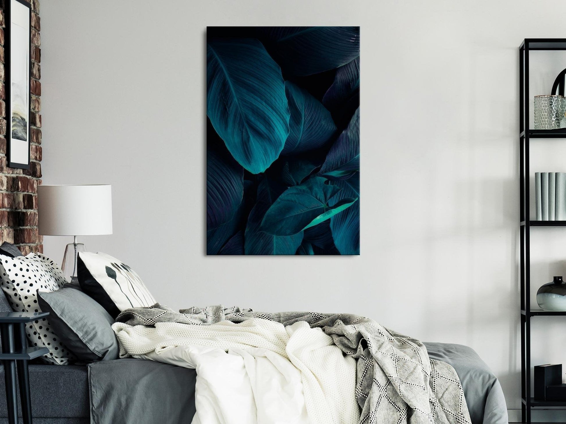 Canvas Print - Night in the Jungle (1 Part) Wide - www.trendingbestsellers.com