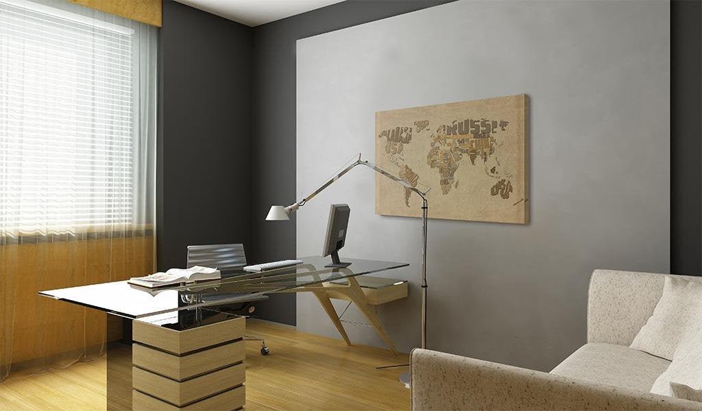 Canvas Print - Old map of the World - www.trendingbestsellers.com