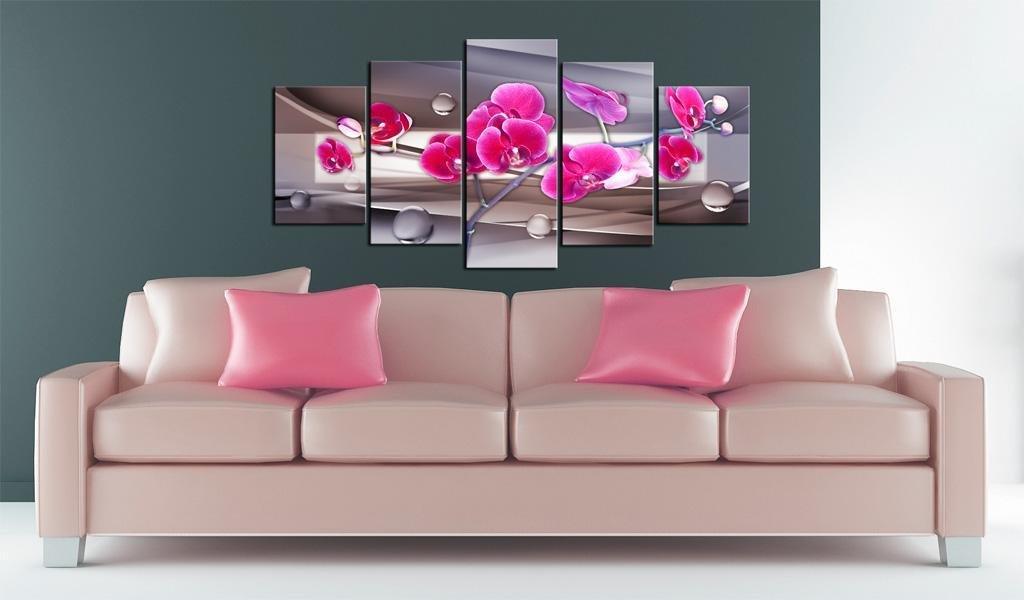 Canvas Print - Orchid on a subdued background - www.trendingbestsellers.com