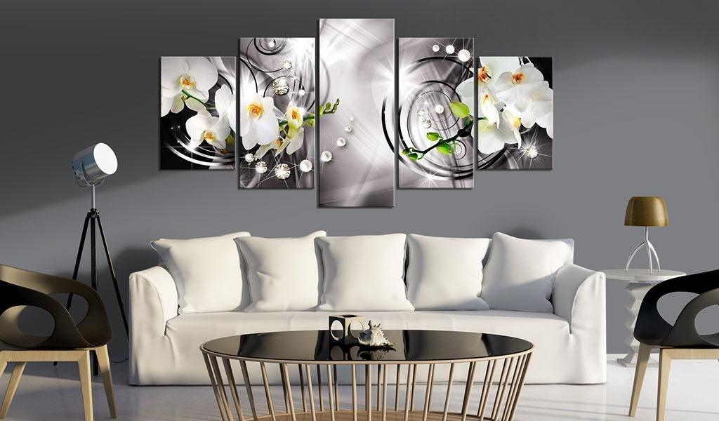Canvas Print - Orchid, pearls and diamonds - www.trendingbestsellers.com
