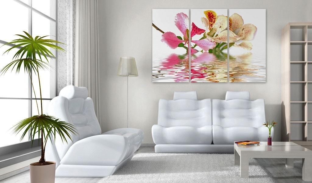 Canvas Print - Orchid with colorful spots - www.trendingbestsellers.com