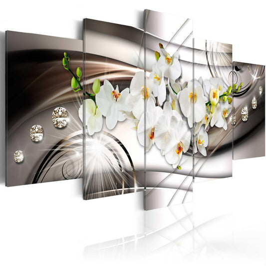 Canvas Print - Orchid with Diamonds - www.trendingbestsellers.com